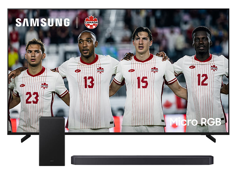 75" Samsung Micro RGB R85H Smart TV + Q-Series Soundbar - MRN75R85HAFXZC-HW-Q600F/ZC
