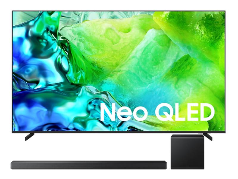 75" Samsung Neo QLED 4K Vision AI Smart TV + Q Series Soundbar - QN75QN80HAFXZC-HW-QS700F/ZC