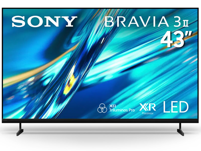 43" Sony K-43XR30M2 BRAVIA 3 II Class 4K HDR LED Google TV with Gemini (2026)