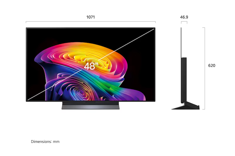 48" LG OLED48C6PUA OLED Evo AI C6 4K Smart TV 2026