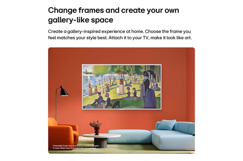 65" LG 65LX7BPUA Mini LED 4K Smart Gallery TV with Frame (2026)