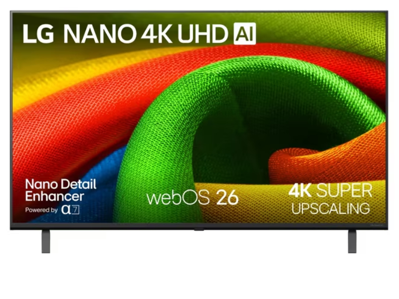 43" LG 43NU700BPUC Class LG Nano 4K UHD AI NU70 Smart TV 2026