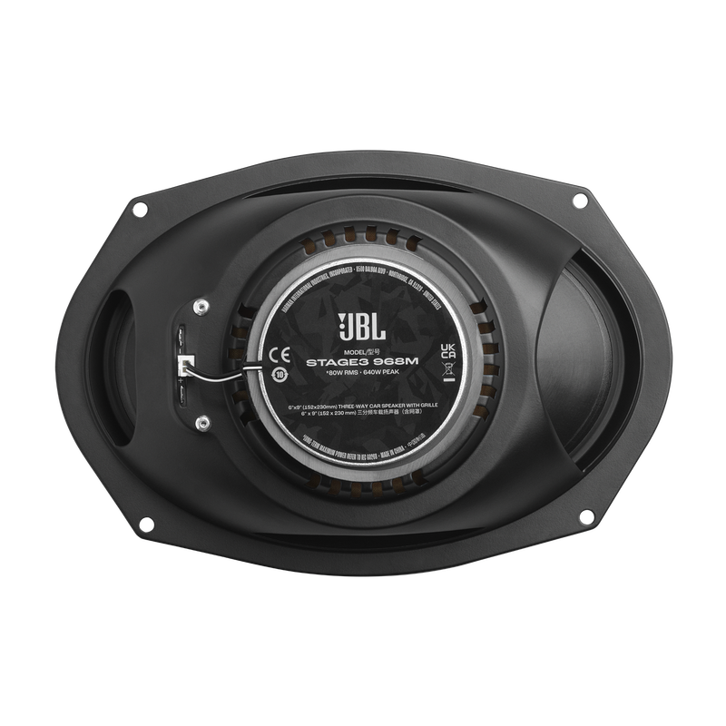 6"x9" JBL STAGE3 968M 3-Way Coaxial Speakers with Grille -  JBLSPKS3968M