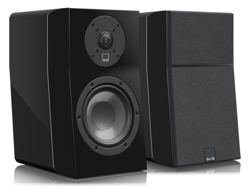 SVSound Ultra Evolution Nano Compact Bookshelf Speaker - SVS-ULTRAEVONANOBLKGLS