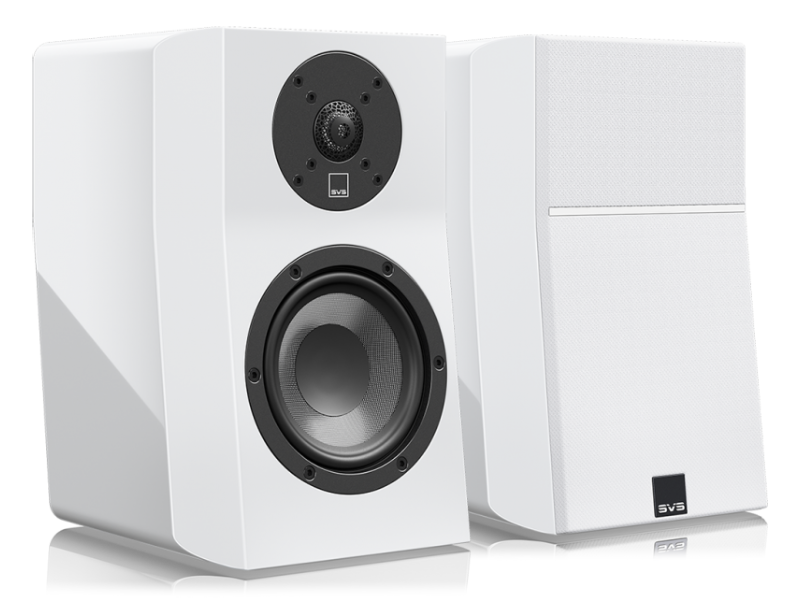 SVSound Ultra Evolution Nano Compact Bookshelf Speaker - SVS-ULTRAEVONANOWHTGLS
