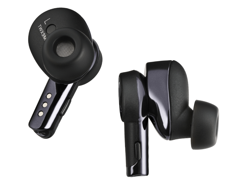 Audio Technica In-Ear True Wireless Noise-Cancelling Headphones - ATH-TWX9MK2BK