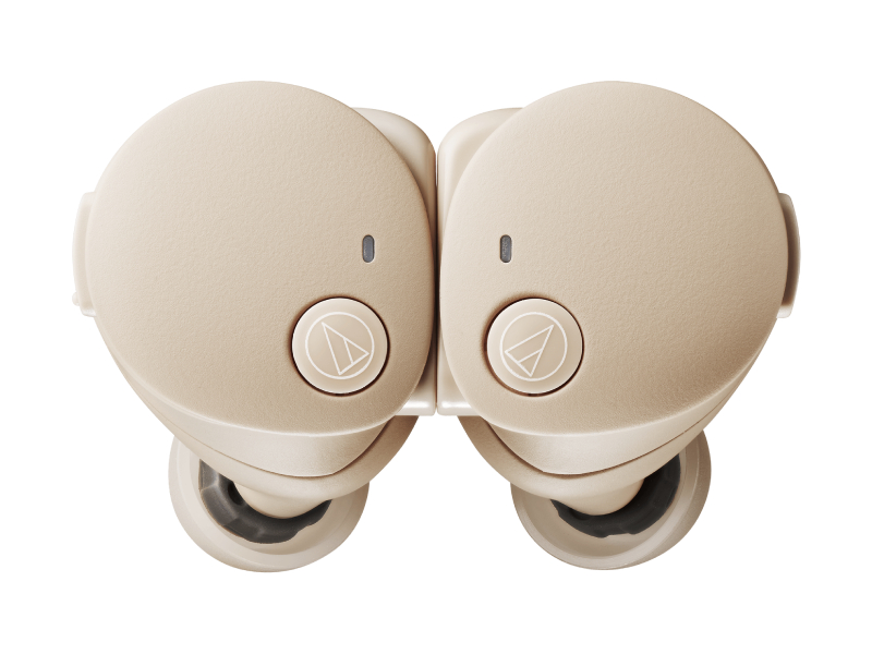 Audio Technica Wireless Earbuds in Beige - ATH-CKS50TW2BG