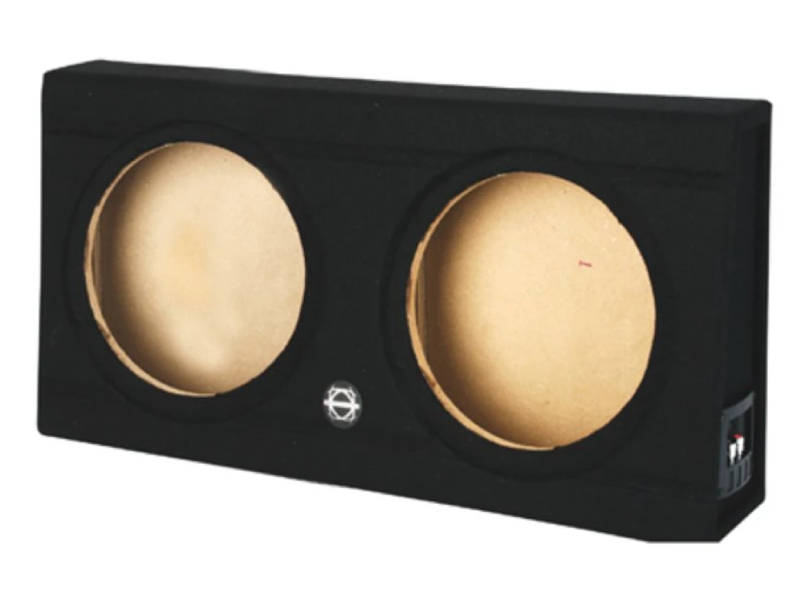 thumbnail image 2 of QPower QBomb 10" Sealed Shallow Mount Subwoofer Box Enclosure For Trucks - Pair 2 of 4