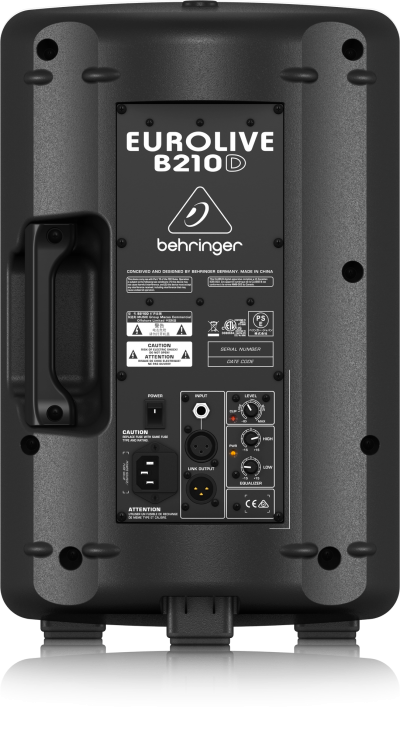 Behringer Active 200-Watt 2-Way PA Speaker System,Black - Eurolive B210D