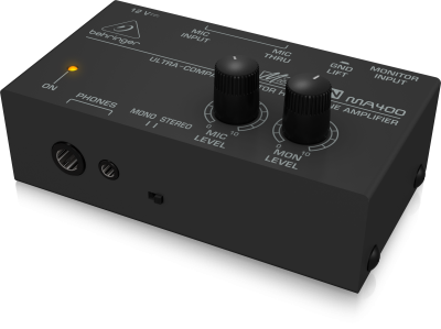 Behringer Ultra-Compact Monitor Headphone Amplifier - MA400