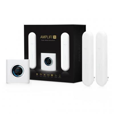 AmpliFi Wi-Fi System With Router Base Station And Two Wireless Super Mesh Points - Mesh Wi-Fi System