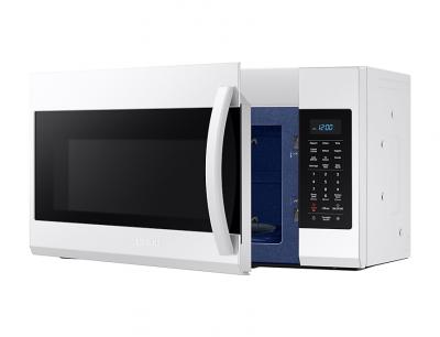 30" Samsung 1.9 Cu. Ft. Over the Range Microwave In White - ME19R7041FW