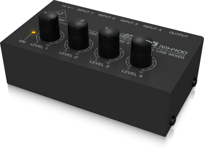 Behringer Ultra Low-Noise 4-Channel Line Mixer - MX400