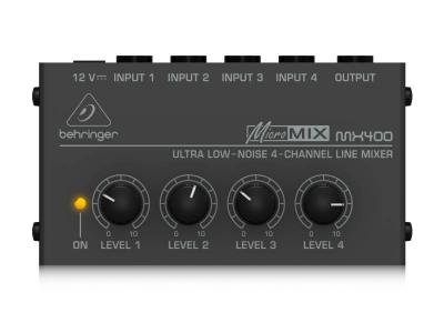 Behringer Ultra Low-Noise 4-Channel Line Mixer - MX400