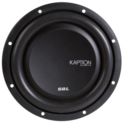 Kaption Audio SQL Series Flat SubWoofer 400 Watt RMS Dual 2 Ohms - 570-SQLFW10D2