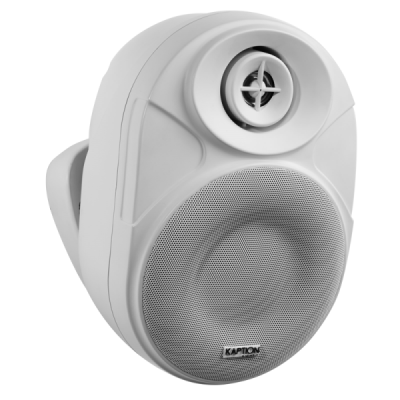 Kaption Audio 6.5 Inch Indoor/Outdoor Bluetooth Speakers In White - 570-OSB650WH