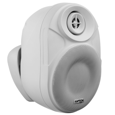 Kaption Audio 6.5 Inch Indoor/Outdoor Bluetooth Speakers In White - 570-OSB650WH