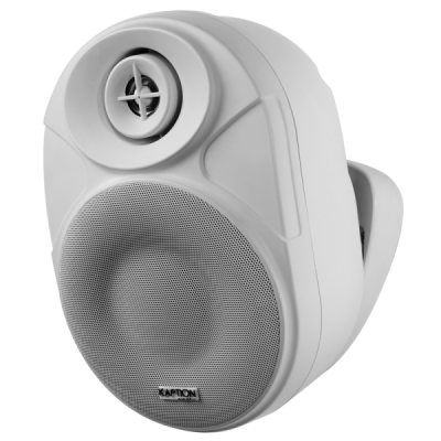 Kaption Audio 6.5 Inch Indoor/Outdoor Bluetooth Speakers In White - 570-OSB650WH