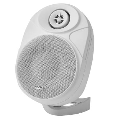 Kaption Audio 6.5 Inch Indoor/Outdoor Weather Resistant Speakers In White - 570-OS650WH