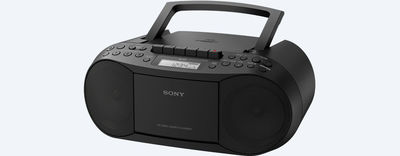 Sony CD/Cassette Boom Box With Radio - CFDS70BLK