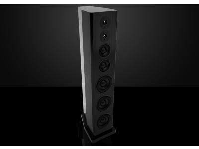 Bryston Floorstanding Speaker With Triple 8 Inch Bass Drivers In Black Ash - Model T Passive (Ash)