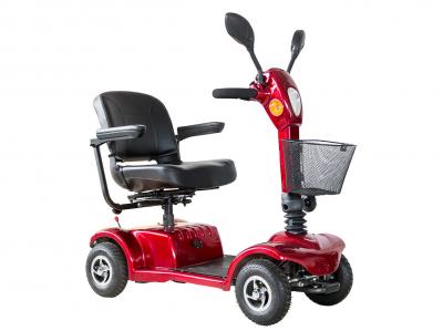 Daymak 250W , 24V Mobility Scooter in Red - Boomerbuggy IV (R)