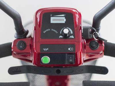 Daymak 250W , 24V Mobility Scooter in Red - Boomerbuggy IV (R)