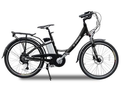 Daymak Electrical Bicycle With 48V Removable Lithium Battery In Black - Paris 48 (B)