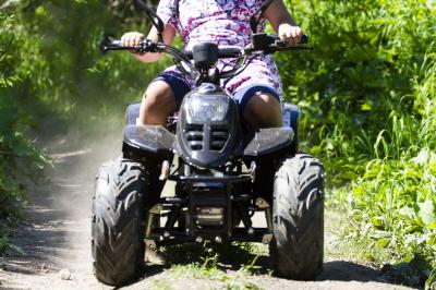 Daymak 800 W Electric Atv in Blue - GRUNT (Bl)