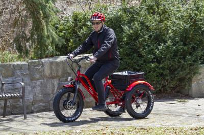 Daymak 500W Florence Fat Tire Ebike in Red -Florence Fat Tire (R)