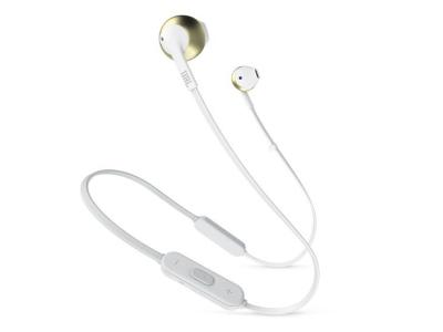 JBL TUNE 205BT Wireless Earbud Headphones In Champagne Gold - JBLT205BTCGDAM