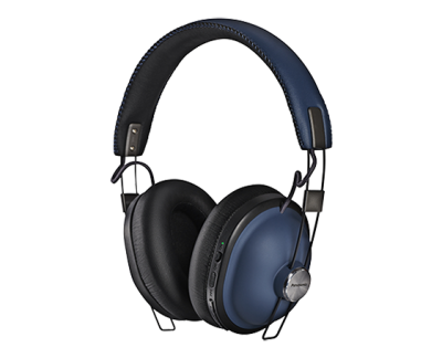 Panasonic Noise-Free Bluetooth Headphones In Blue - RPHTX90A