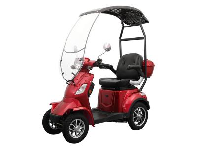 Daymak Roof Mobility Scooter With Built In Backup Camera In Red - Roadstar 4 Wheel (R)