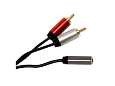 Maestro BM Series 3.5mm Female To 2 RCA Male Cable - BMYG-0.3