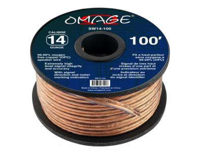 Omage 14-Gauge 100 Foot Oxygen Free Copper Speaker Wire - SW14-100