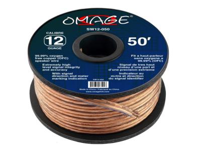 Omage 12-Gauge 50 Foot Oxygen Free Copper Speaker Wire - SW12-050