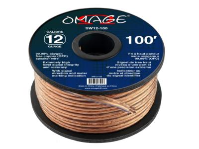 Omage 12-Gauge 100 Foot Oxygen Free Copper Speaker Wire - SW12-100