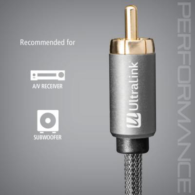 Ultralink 5m Subwoofer Cable Rca - ULP2SW5