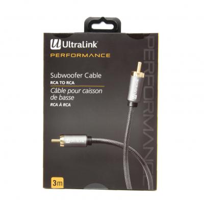 Ultralink Rca 3m Subwoofer Cable  - ULP2SW3